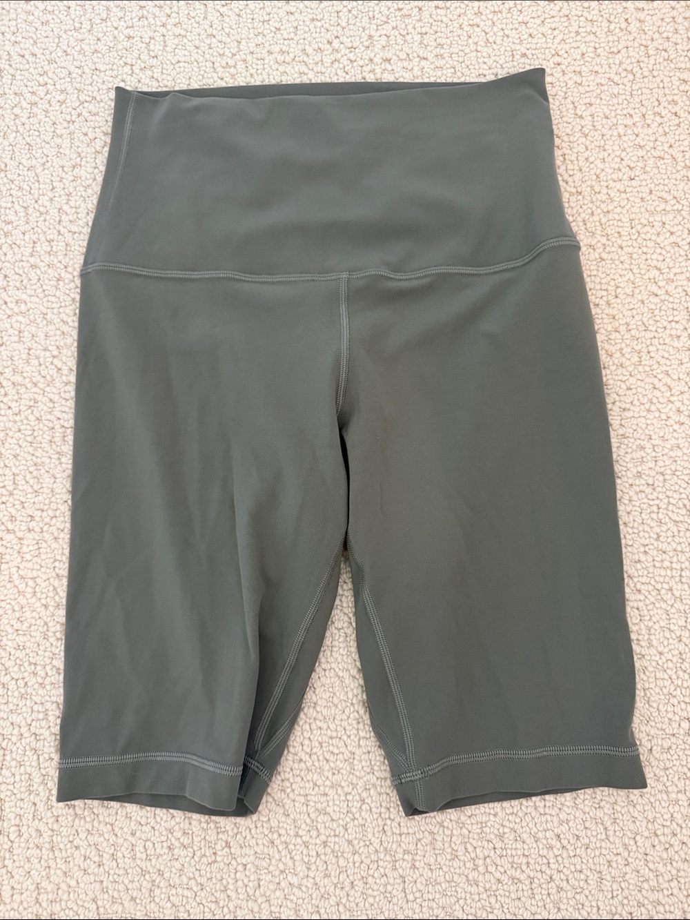 Lulu Align Olive Green Women’s Bike Shorts